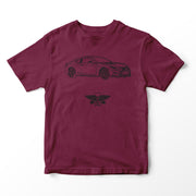 JL Basic Illustration for a Lexus RC F 2020 Motorcar fan T-shirt