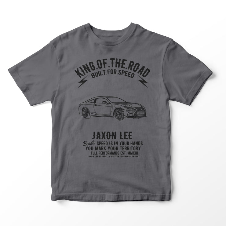 JL King Illustration for a Lexus RC F 2020 Motorcar fan T-shirt