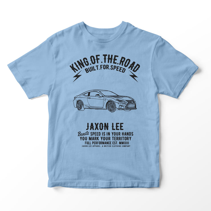 JL King Illustration for a Lexus RC F 2020 Motorcar fan T-shirt