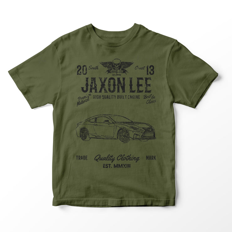 JL Soul Illustration for a Lexus RC F 2020 Motorcar fan T-shirt