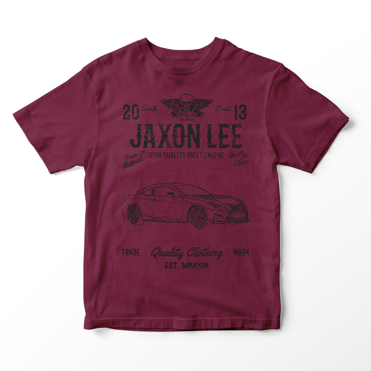 JL Soul Illustration for a Lexus RC F 2020 Motorcar fan T-shirt