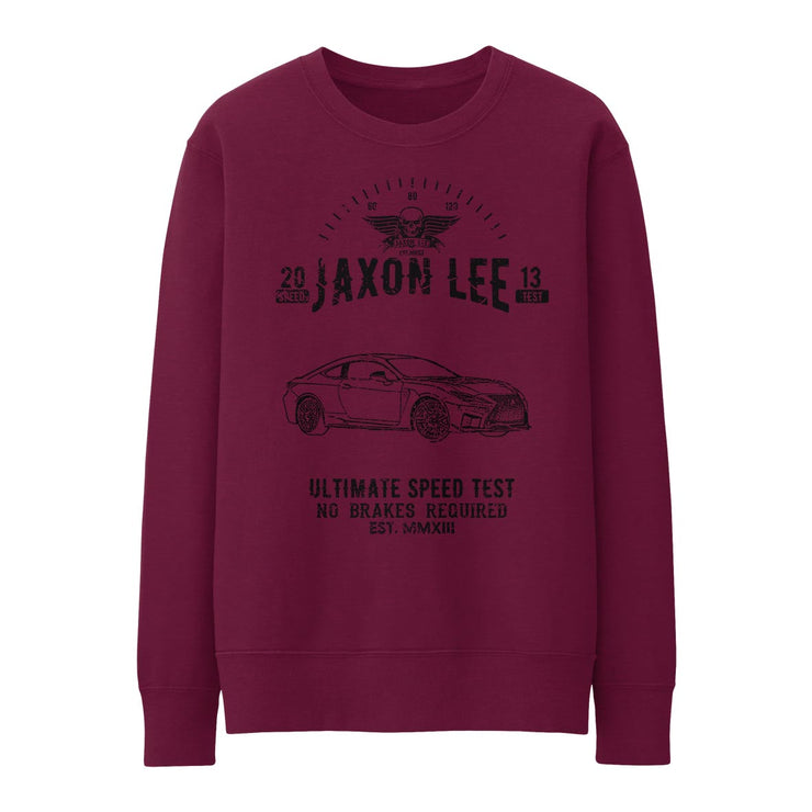 JL Speed Illustration for a Lexus RC F 2020 Motorcar fan Jumper