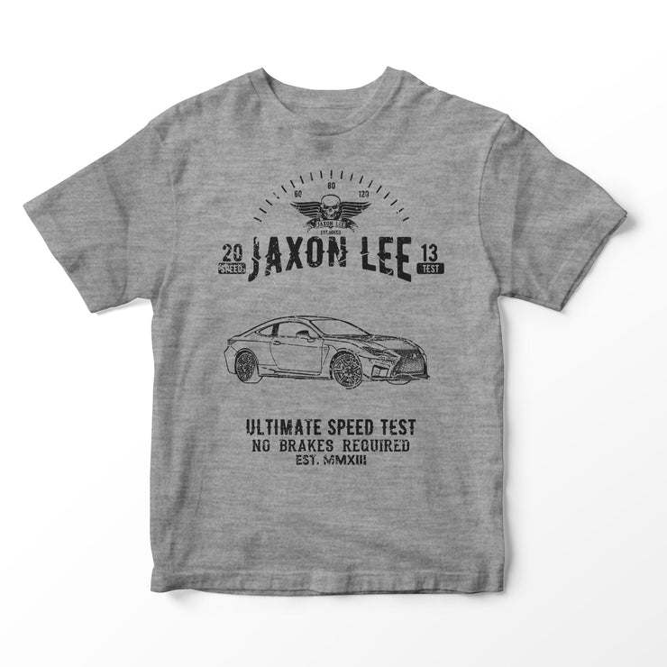 JL Speed Illustration for a Lexus RC F 2020 Motorcar fan T-shirt