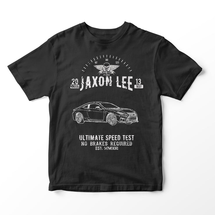 JL Speed Illustration for a Lexus RC F 2020 Motorcar fan T-shirt