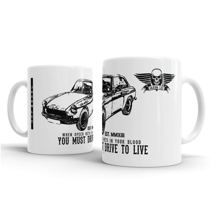 JL Illustration For A MG Cars BGT Motorcar Fan – Gift Mug