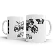 JL Illustration For A MV Agusta Brutale 675 Motorbike Fan – Gift Mug