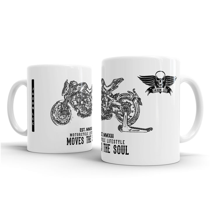 JL Illustration For A MV Agusta Dragster 800RC 2017 Motorbike Fan – Gift Mug