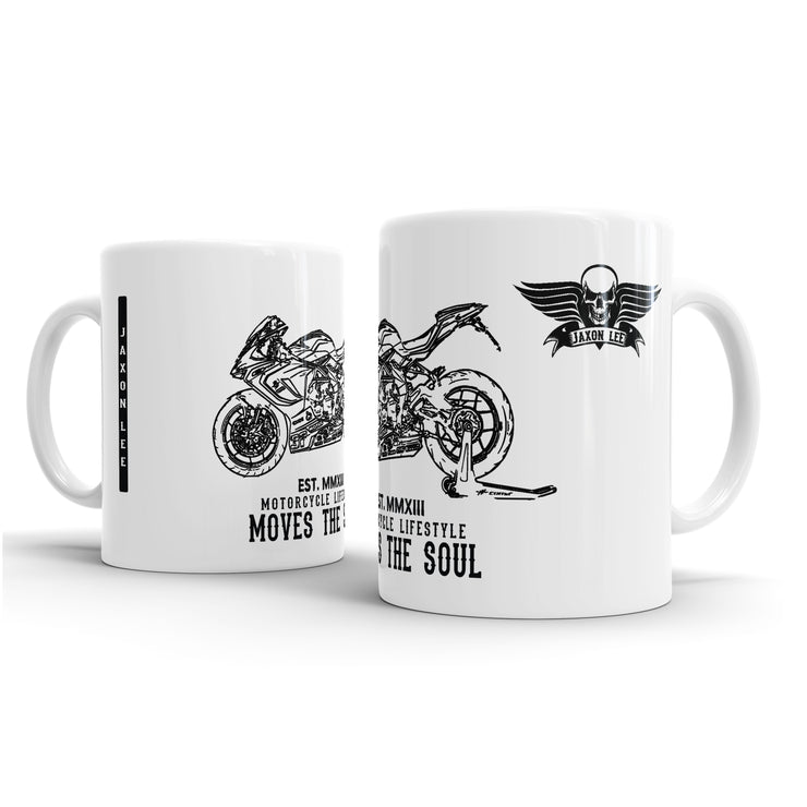JL Illustration For A MV Agusta F3 800RC Motorbike Fan – Gift Mug