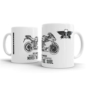JL Illustration For A MV Agusta F4 Motorbike Fan – Gift Mug