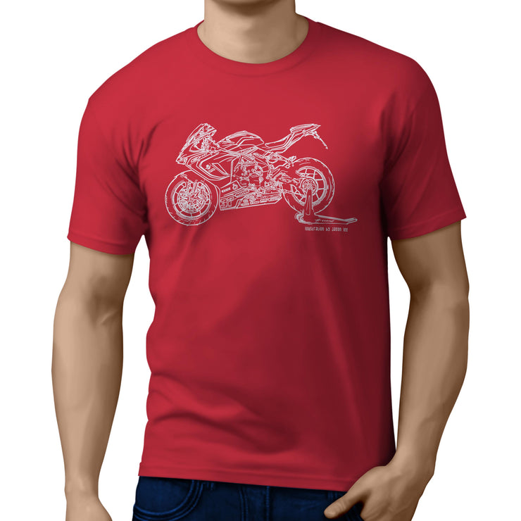 JL Illustration For A MV Agusta F3 675RC 2017 Motorbike Fan T-shirt
