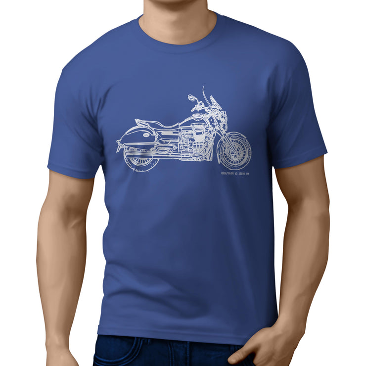 JL Illustration For A Moto Guzzi California 1400 Touring Motorbike Fan T-shirt