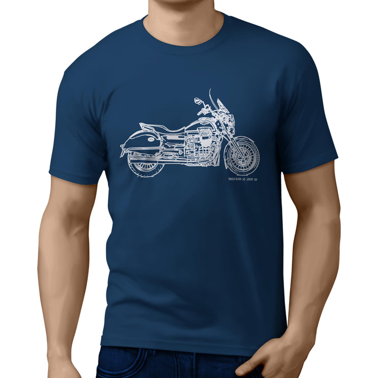 JL Illustration For A Moto Guzzi California 1400 Touring Motorbike Fan T-shirt