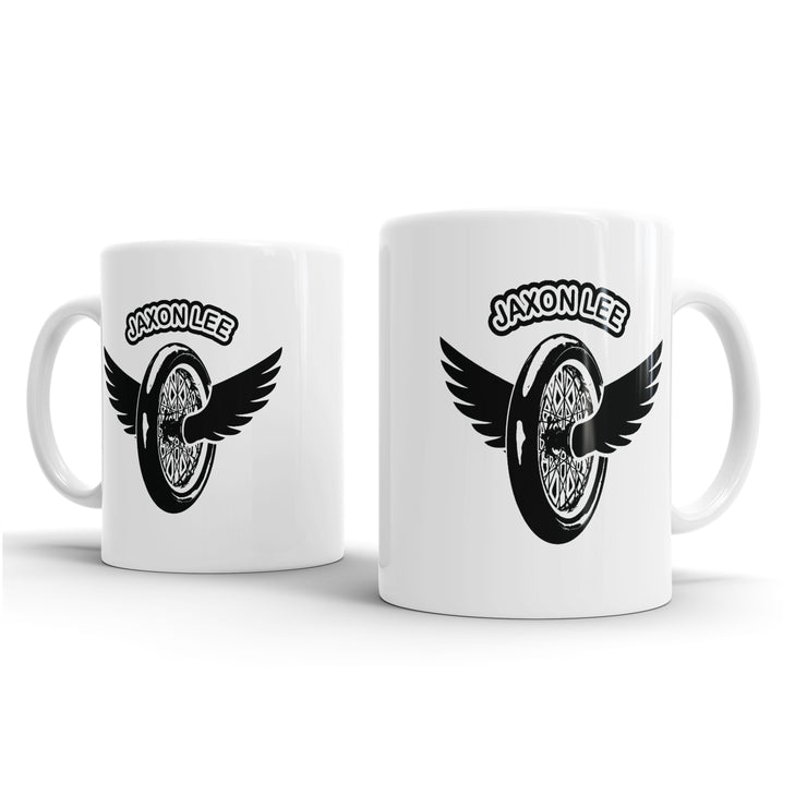 Jaxon Lee Night Rider Winged Wheel Mug – Gift Mug