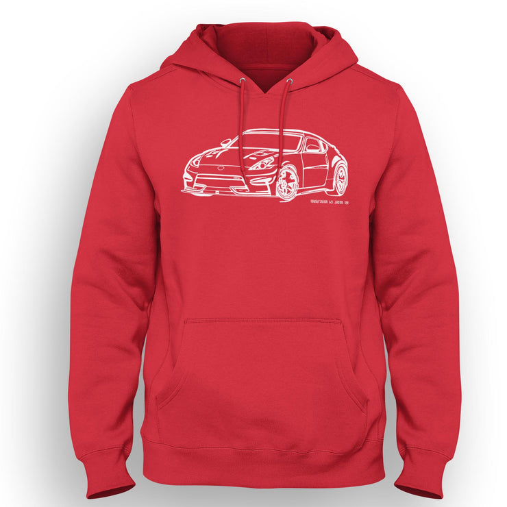 JL Illustration For A Nissan 370Z Motorcar Fan Hoodie
