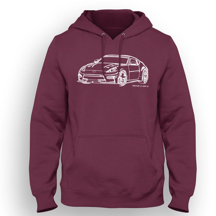 JL Illustration For A Nissan 370Z Motorcar Fan Hoodie