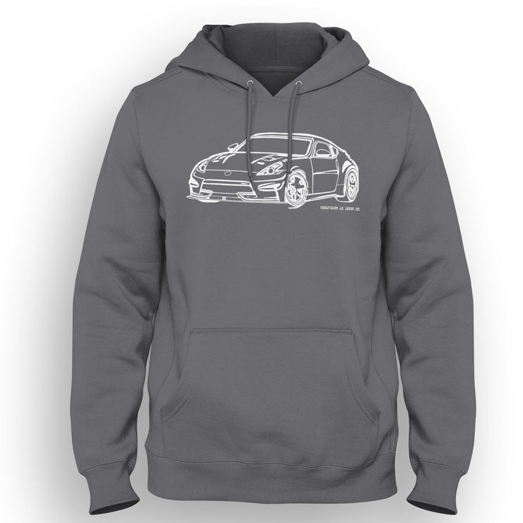 JL Illustration For A Nissan 370Z Motorcar Fan Hoodie