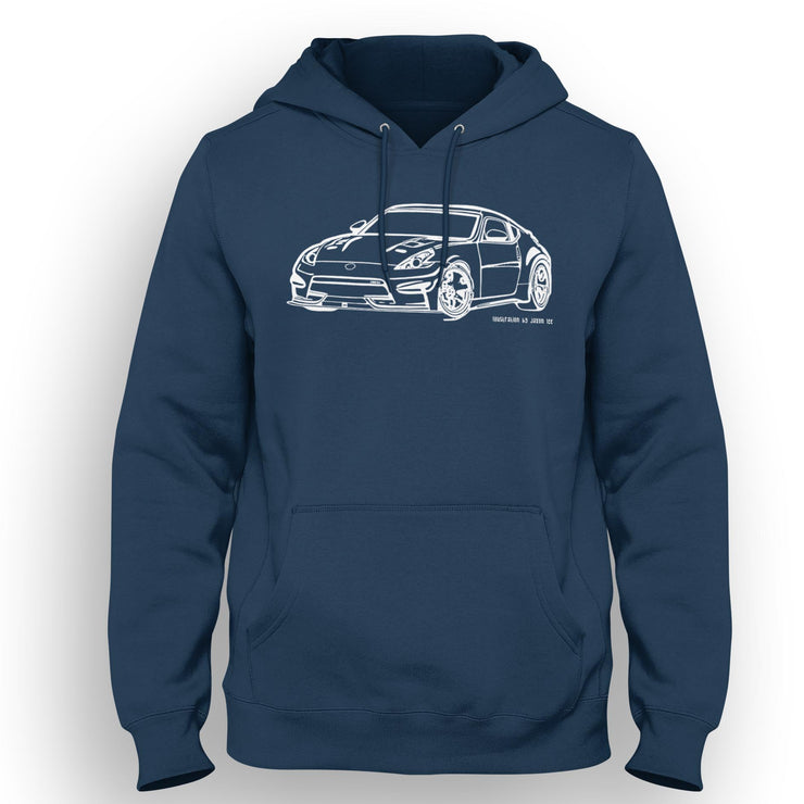 JL Illustration For A Nissan 370Z Motorcar Fan Hoodie