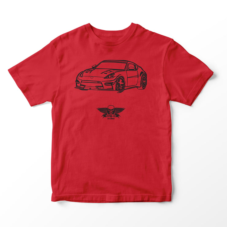 JL Basic Illustration for a Nissan 370Z Motorcar fan T-shirt