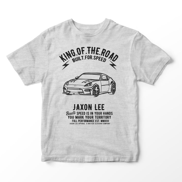 JL King Illustration for a Nissan 370Z Motorcar fan T-shirt