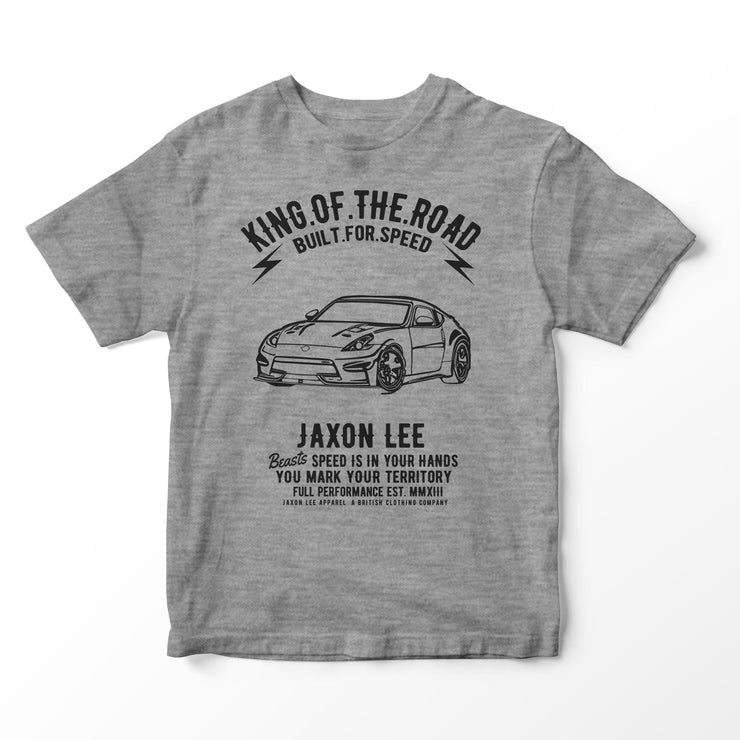 JL King Illustration for a Nissan 370Z Motorcar fan T-shirt