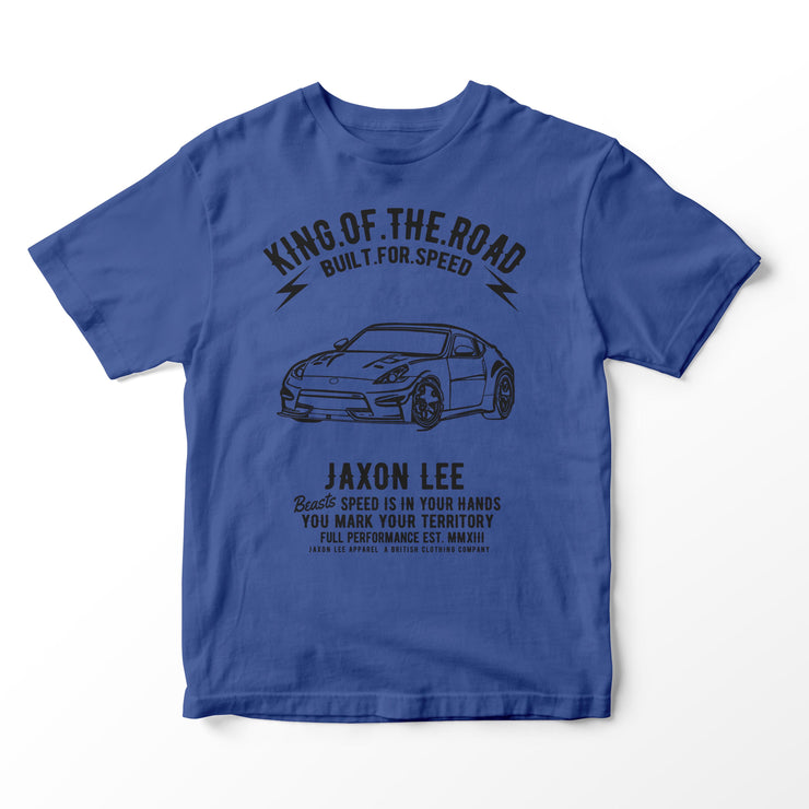 JL King Illustration for a Nissan 370Z Motorcar fan T-shirt