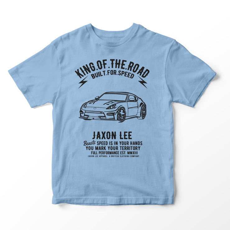 JL King Illustration for a Nissan 370Z Motorcar fan T-shirt