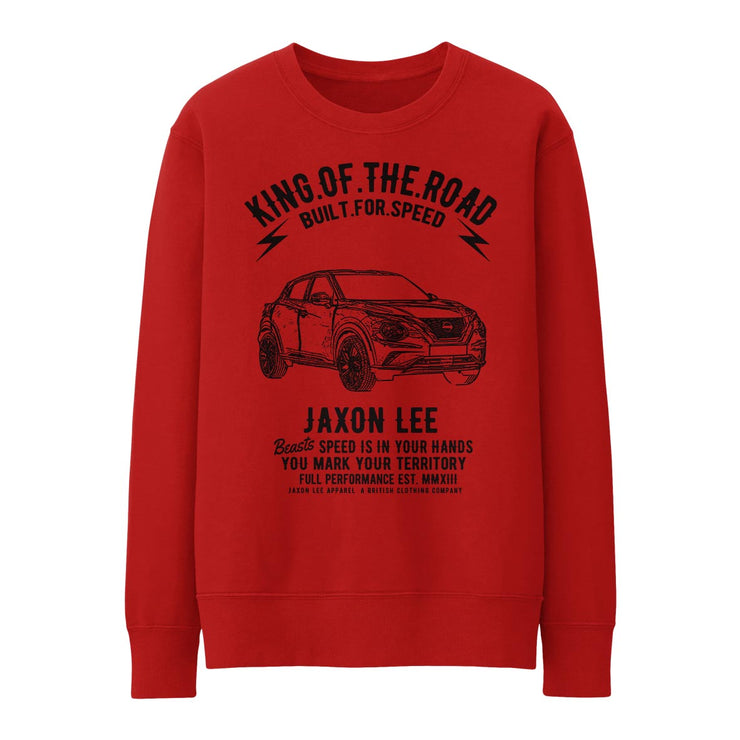 JL King Illustration for a Nissan Juke Motorcar fan Jumper