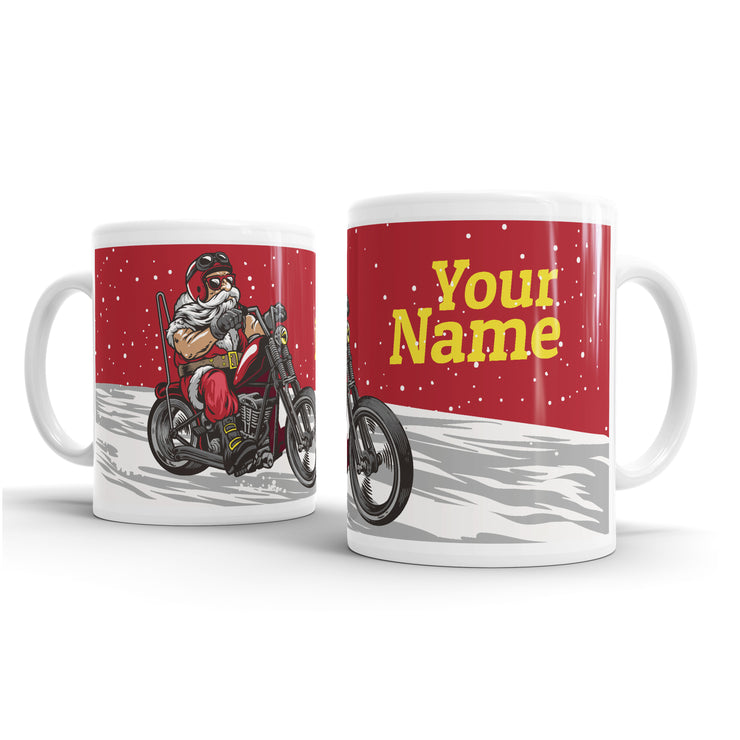 JL Christmas Wishes - Santa Claus - Motorcycle Fan Gift Mug