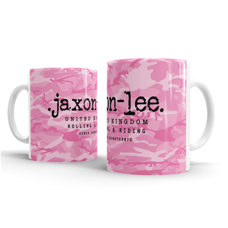 Red Camouflage Yellow R&R Jaxon Lee Logo – Mug