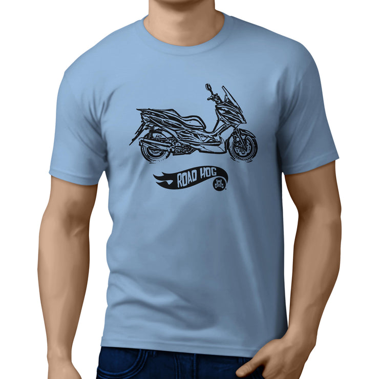 RH Simple Art Tee aimed at fans of Kawasaki J300 Motorbike Fan T-shirt
