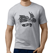 RH Simple Art Tee aimed at fans of Kawasaki J300 Motorbike Fan T-shirt