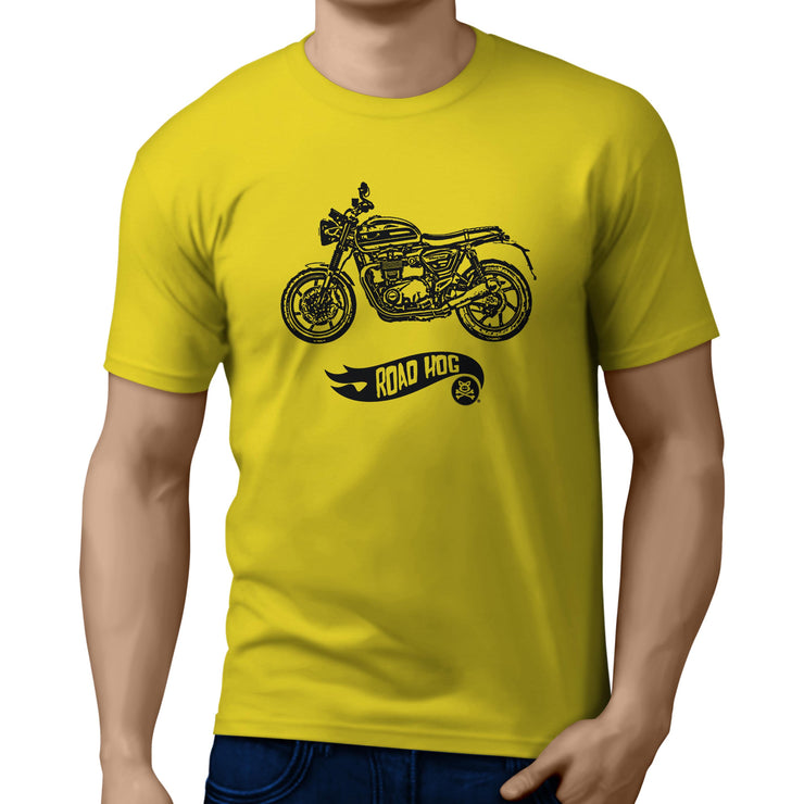 RH Simple Illustration For A Triumph Speed Twin Motorbike Fan T-shirt