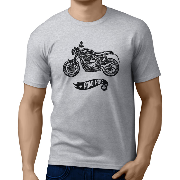 RH Simple Illustration For A Triumph Speed Twin Motorbike Fan T-shirt