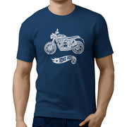 RH Simple Illustration For A Triumph Speed Twin Motorbike Fan T-shirt