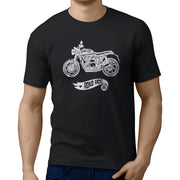 RH Simple Illustration For A Triumph Speed Twin Motorbike Fan T-shirt