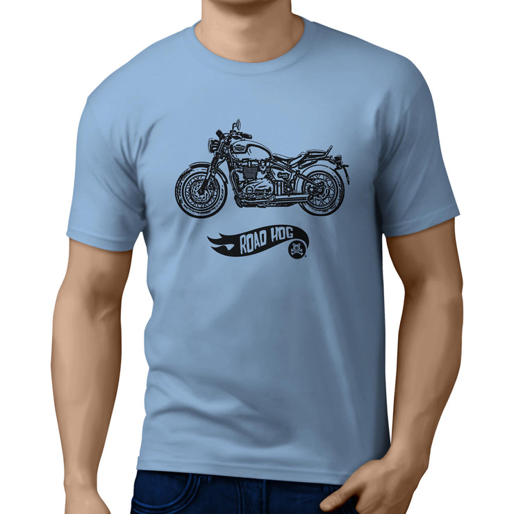 RH Simple Art Tee aimed at fans of Triumph Speedmaster Motorbike Fan T-shirt