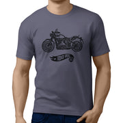 RH Simple Art Tee aimed at fans of Triumph Speedmaster Motorbike Fan T-shirt