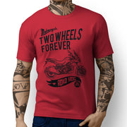 RH Illustration for a Forever Aprilia Caponord 1200 2013 Motorbike fan T-shirt