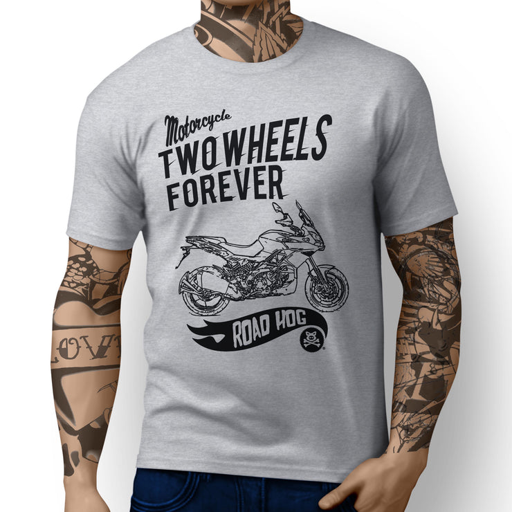 RH Illustration for a Forever Aprilia Caponord 1200 2013 Motorbike fan T-shirt