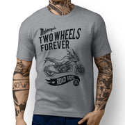 RH Illustration for a Forever Aprilia Caponord 1200 2013 Motorbike fan T-shirt