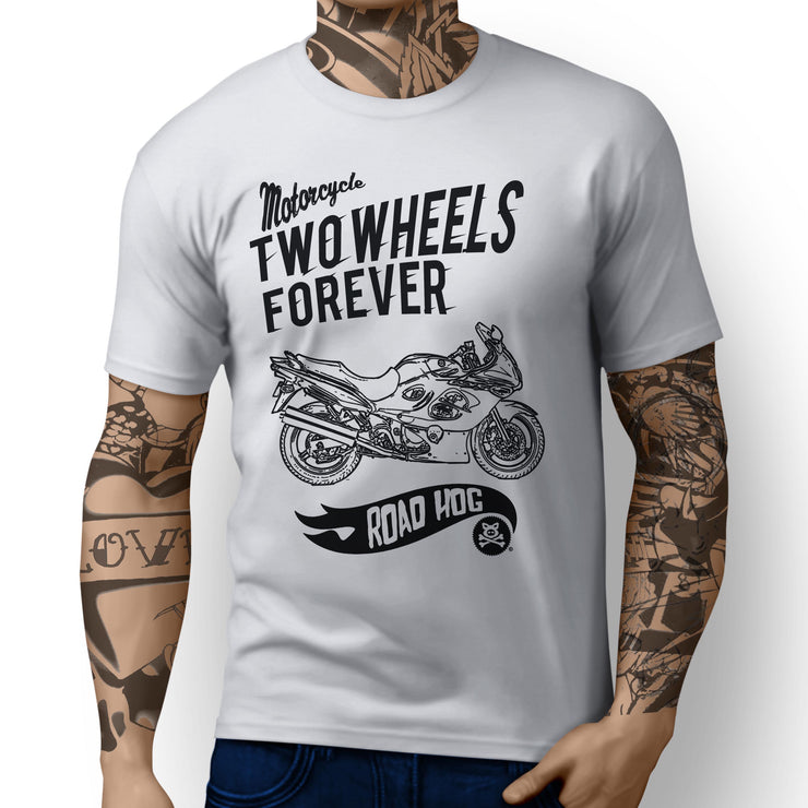 RH Forever Illustration For A Suzuki Katana GSX 750F 2007 Motorbike Fan T-shirt