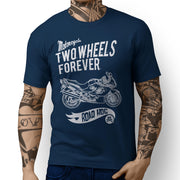 RH Forever Illustration For A Suzuki Katana GSX 750F 2007 Motorbike Fan T-shirt