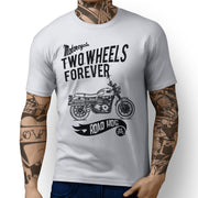 RH Forever Art Tee aimed at fans of Triumph Scrambler 2016 Motorbike