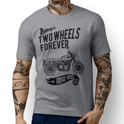 RH Forever Art Tee aimed at fans of Triumph Scrambler 2016 Motorbike