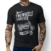 RH Forever Art Tee aimed at fans of Triumph Scrambler 2016 Motorbike