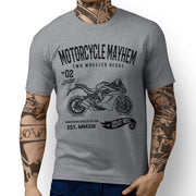 RH Mayhem Illustration For A Ducati SuperSport S 2017 Motorbike Fan T-shirt