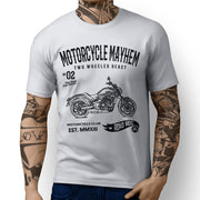 RH Mayhem Illustration For A Kawasaki Vulcan S 2017 Motorbike Fan T-shirt