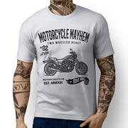 RH Mayhem Illustration For A Yamaha VMAX 1200 Original Motorbike Fan T-shirt