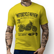 RH Mayhem Illustration For A Yamaha VMAX 1200 Original Motorbike Fan T-shirt