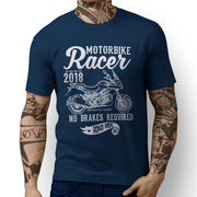 RH Illustration for a Racer Aprilia Caponord 1200 2013 Motorbike fan T-shirt